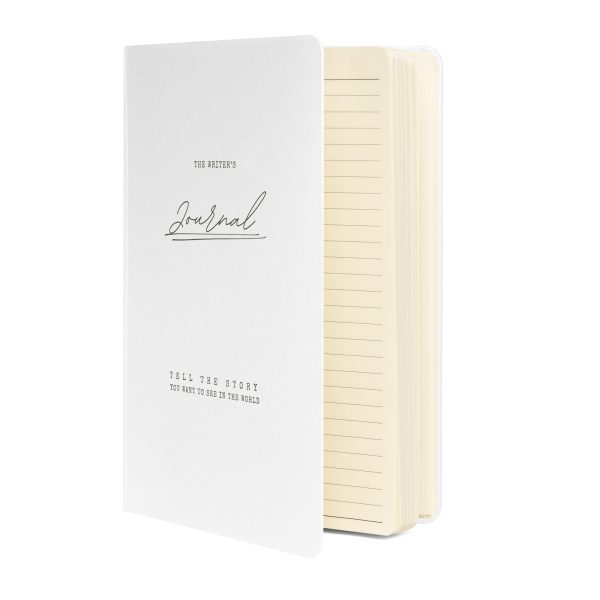 White Writer's Journal Hardcover Bound Notebook - Image 6