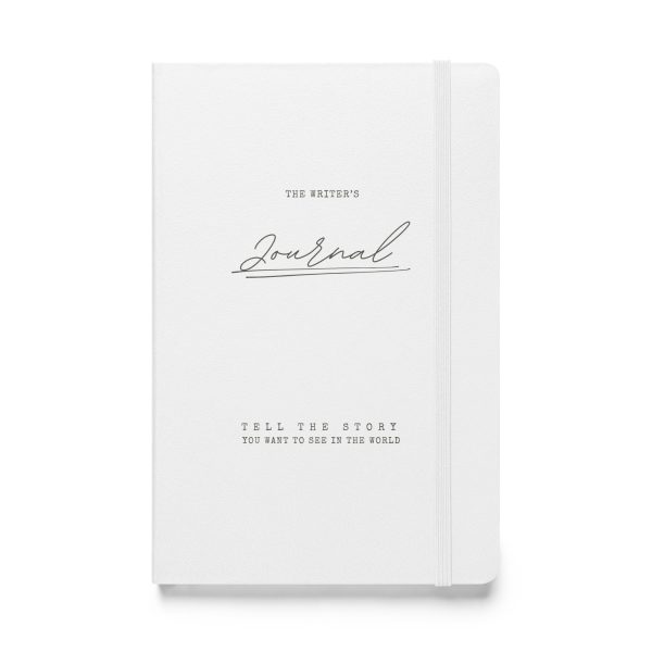 White Writer's Journal Hardcover Bound Notebook - Image 8