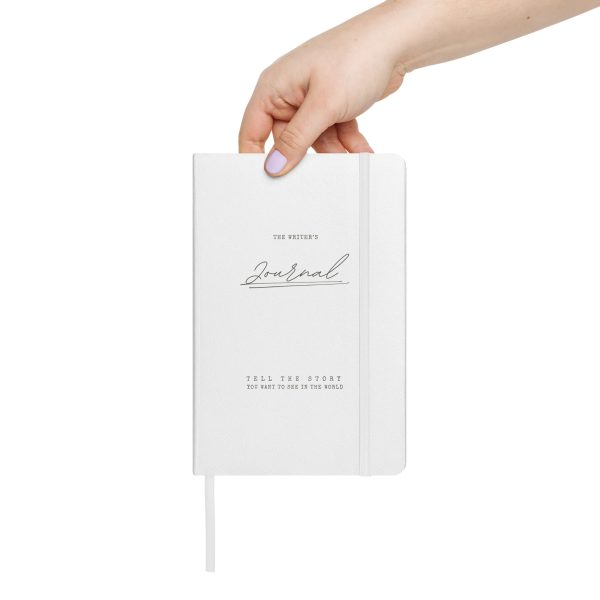 White Writer's Journal Hardcover Bound Notebook - Image 9