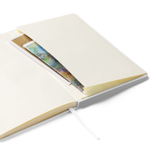 White Writer's Journal Hardcover Bound Notebook - Image 4