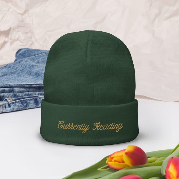 Currently Reading Embroidered Beanie - Image 10