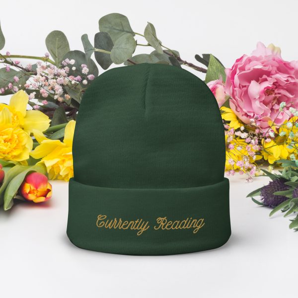 Currently Reading Embroidered Beanie - Image 9