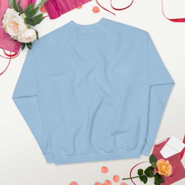 I Was Written By Jesus - Blue Letter Unisex Sweatshirt - Image 8