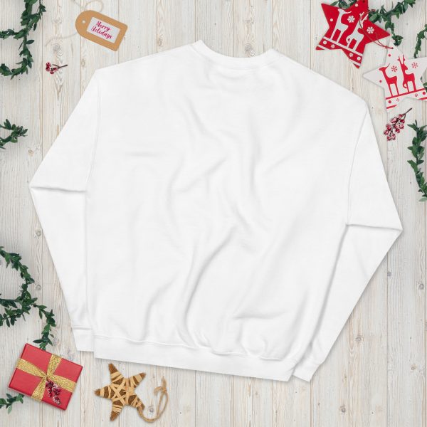 I Was Written By Jesus - Blue + White Letter Unisex Sweatshirt - Image 3